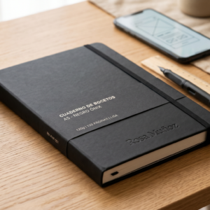 Cuaderno de Bocetos A5 - Negro Ónix